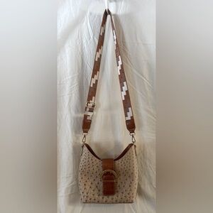 Stylish Beige and Brown Women's Bag